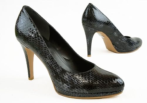 Amazon ピンキー ダイアン Pinky Dianne Sq66 プレーンパンプス 36 5 約24cm Blhh ブラック蛇柄 Pinky Dianne ピンキーアンドダイアン パンプス