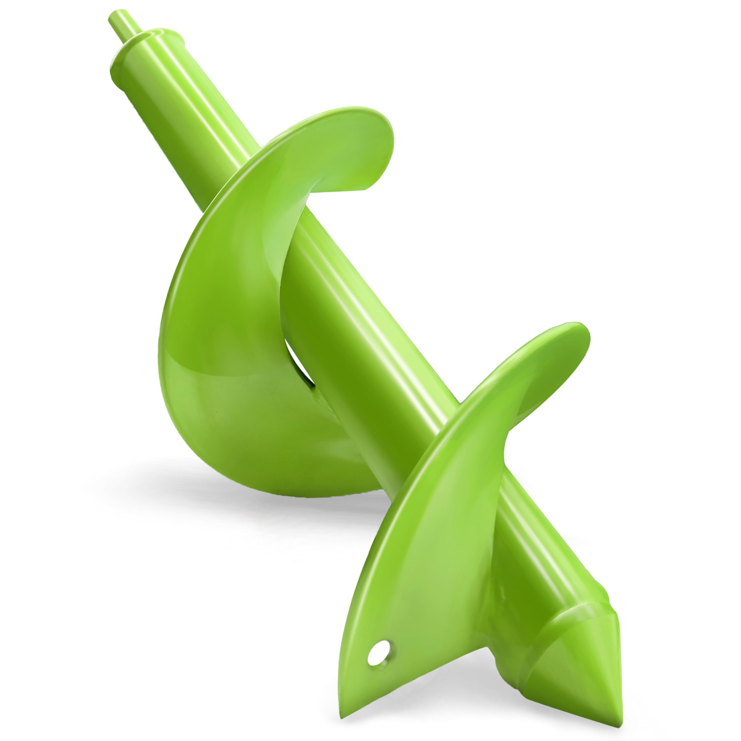 Auger Drill Bit for Planting Bulbs Seedlings,10x30cm Bulb Planting Auger,Widened Auger Spiral Drill Bit,Garden Hole Digger for Planting, Fence Post Repair,Bulb Planter Tool,Green