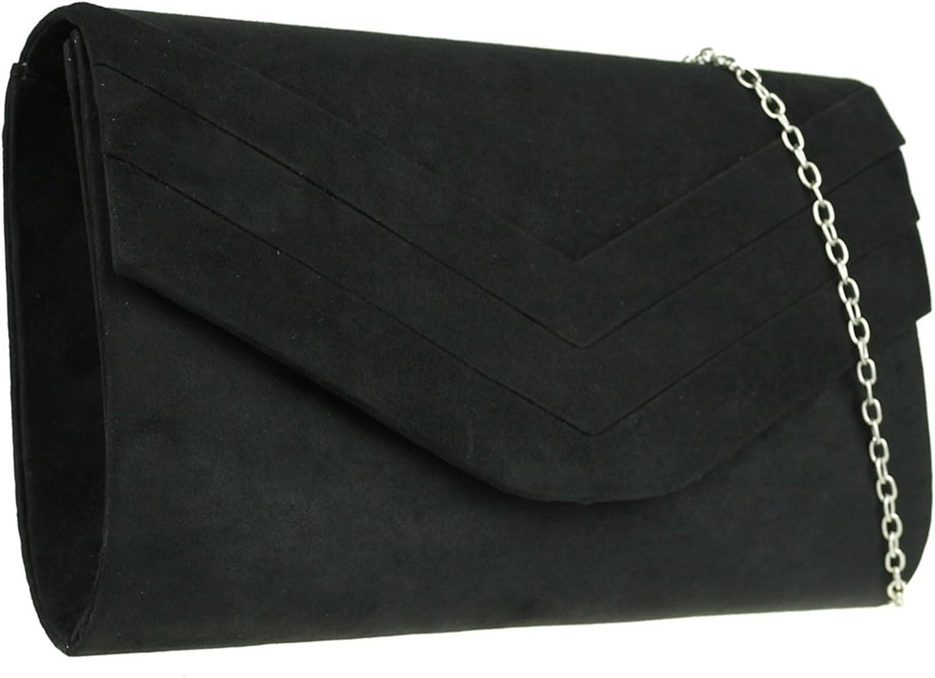 black envelope clutch