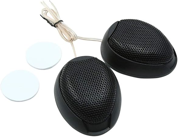 Amazon Uxcell カースピーカースペーサー Dc 12v 1000w 98db スーパー 電源 ブラック ユニバーサル カーオーディオツィーター 拡声器 セット オーディオパーツ 車 バイク