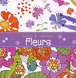 Carnet de coloriages fleurs