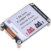 SeenGreat 1.54 Inch E-Ink Display Three Color E-Paper Screen for Raspberry Pi/Arduino/Jetson Nano/STM32 200x200 Pixels Red Black White SPI Interface