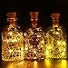 6 Pack Warm White Solar Powered Wine Bottle Lights,39inch 10 LED Bright Solar Lights for Bottles,Cork Bottle,String Lights Indoor,Copper Lights,Light In Bottle,Party Decor,Bottles for Lights