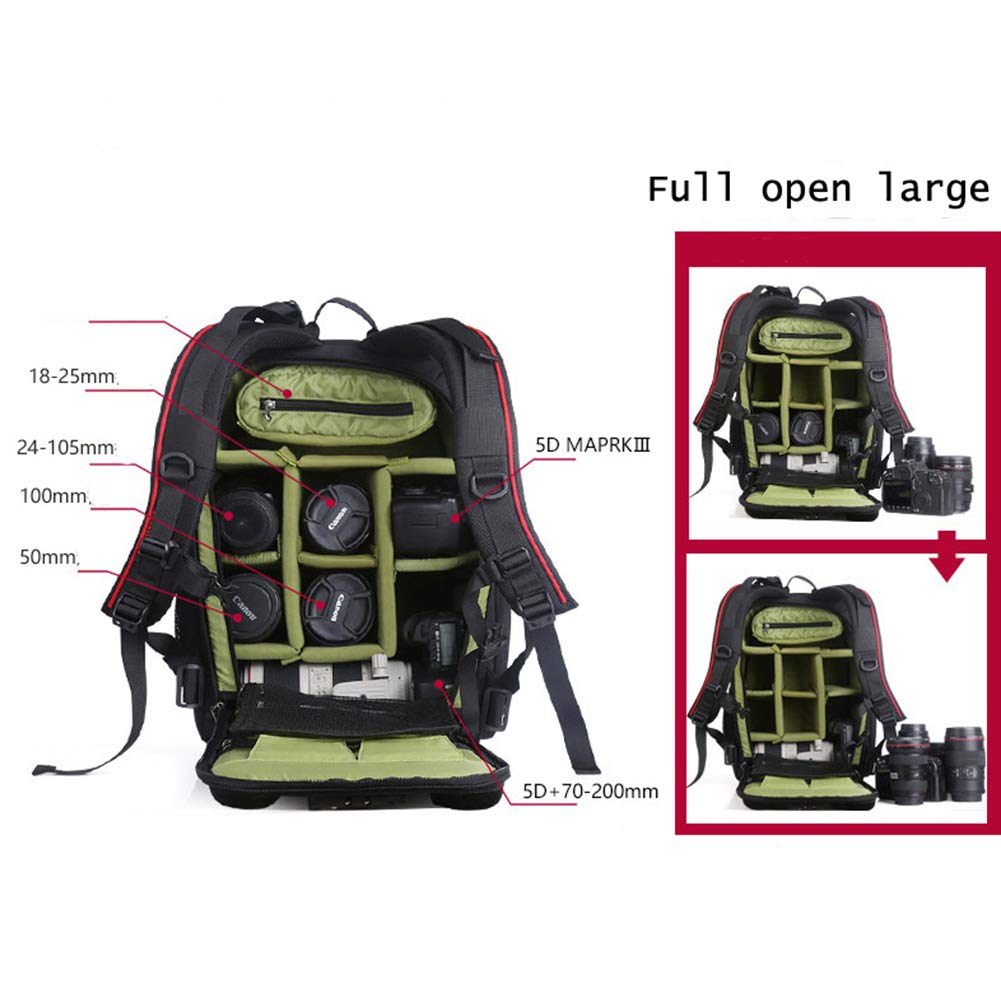Viaje LMRSM Mochila A Prueba De Golpes para Cámaras Mochila Bolsa De Viaje  Gran Capacidad Mochila Impermeable para Acampar Y Otros Equipo De  Fotografía Mochilas Equipaje futakuchi-hakata.com