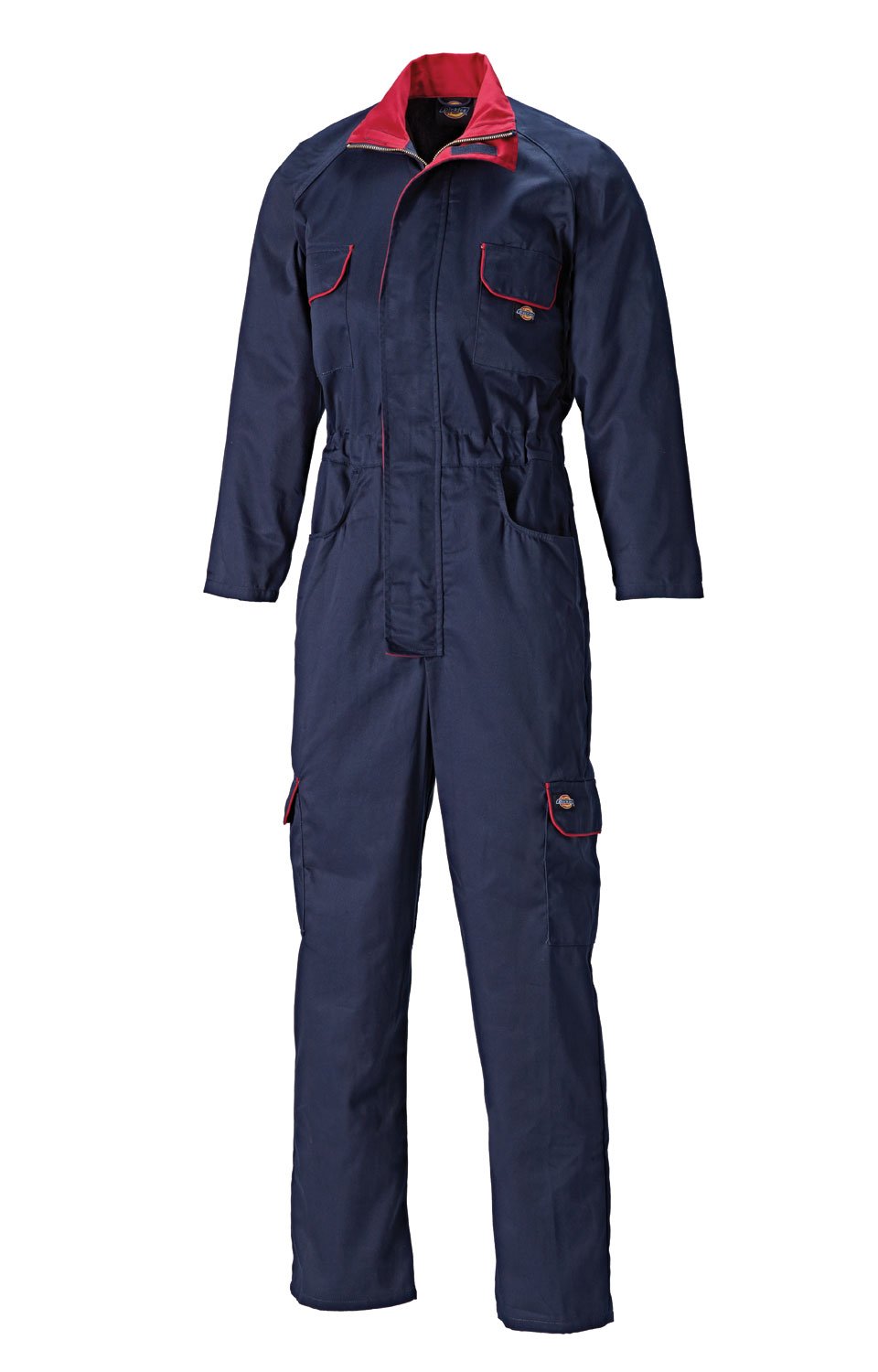 Dickies WD4839W NVR 14 Size 40 "Redhawk" Ladies Overall - Navy Blue/Red
