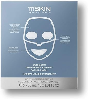 Download 111skin Sub Zero De Puffing Energy Facial Mask 5 Masks 150ml 5 05fl Oz Amazon Co Uk Luxury Beauty PSD Mockup Templates