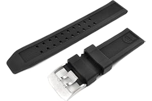 Genuine Luminox Replacement Band/Rubber Strap for Navy Seals Series 3050-23 mm Black