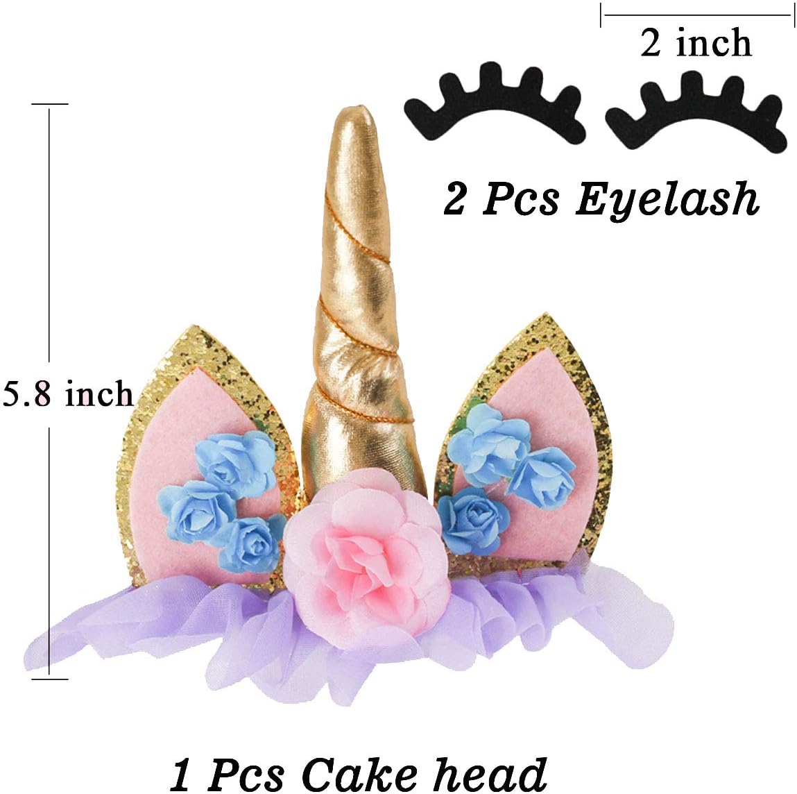 218 Pack Unicorn Party Supplies Set, Unicorn Birthday Packs Includs Flatware,Spoons,Plates,Tablecloth,Cups,Straws,Napkins,Invitation cards, Balloon,Box,Banner,Cake Topper: Toys & Games