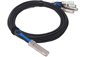 10GTEK 100G QSFP28 to 4X 25G SFP28 Breakout DAC Passive Direct Attach Copper Twinax Cable for Arista CAB-Q-4S-100G-1M, 1-Meter(3.3ft)