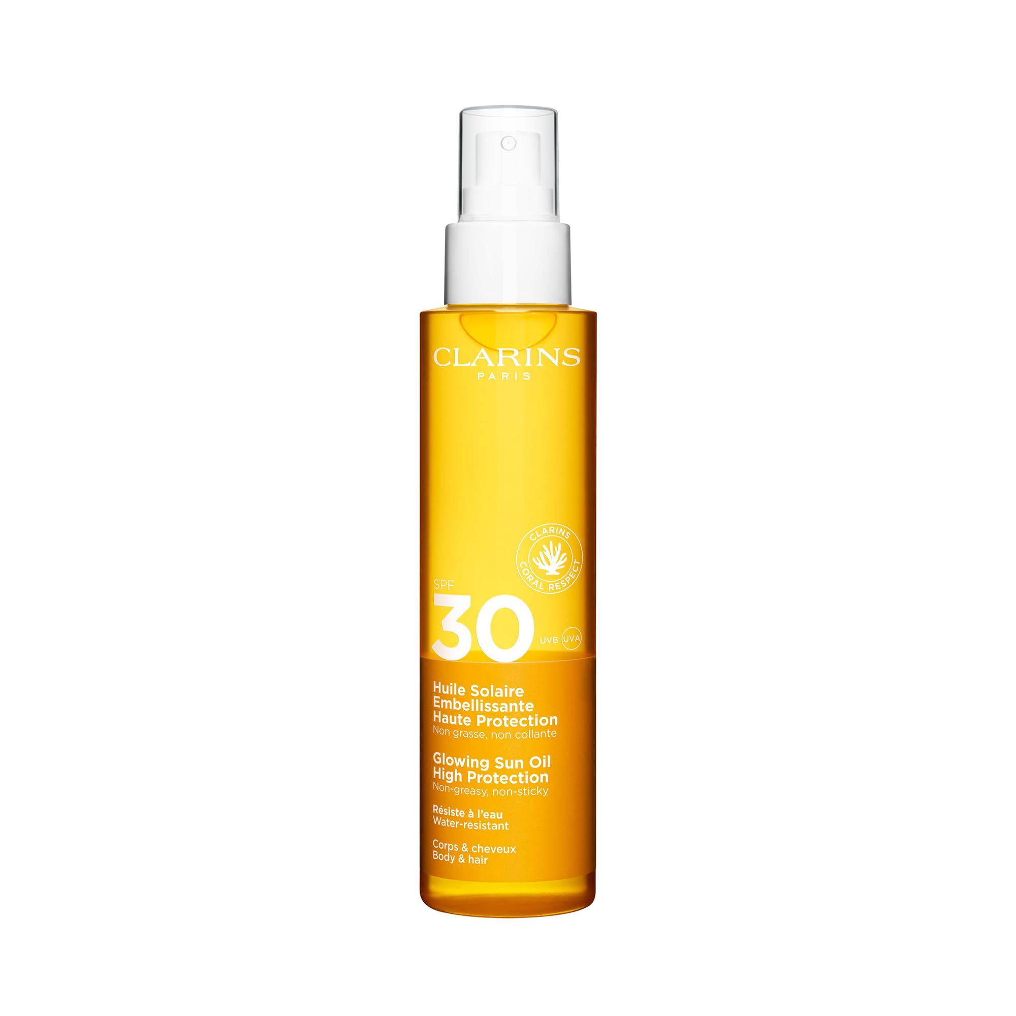 Clarins Glowing Sun Oil High Protection SPF30 150ml