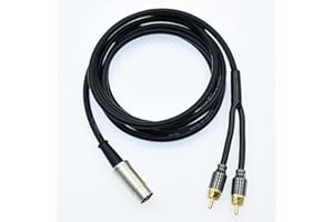 ARKLOVE 5-Pin DIN Male MIDI Cable to 2 Dual RCA Male Plug Audio Cable for Naim Quad Stereo Systems 5 Pin DIN Male Plug Newest (5m(16ft))