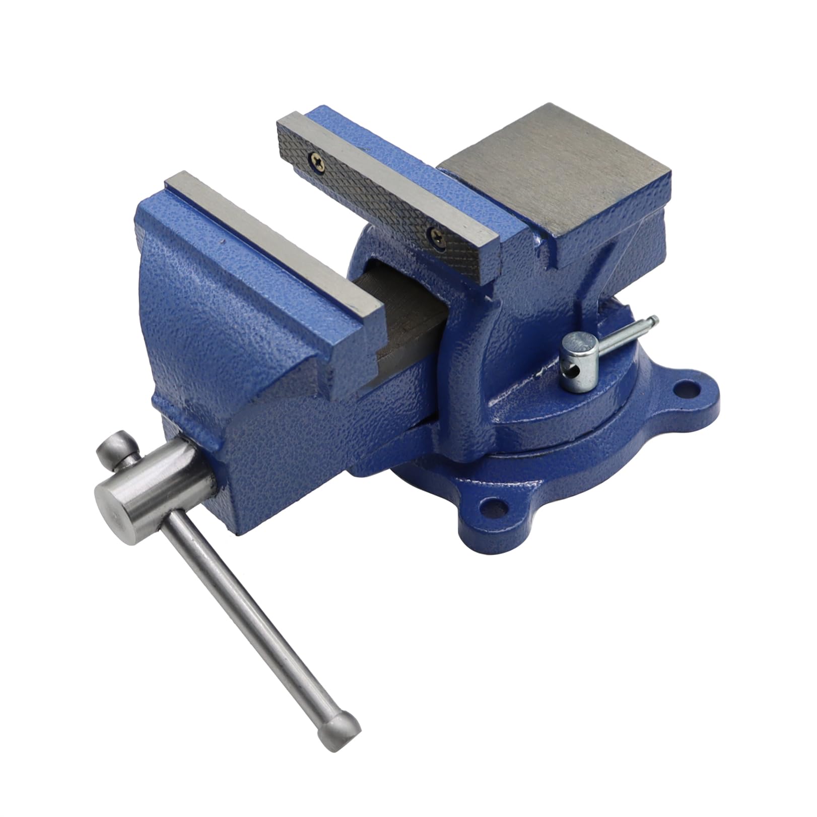 Photo 1 of Nakkaa 4" Bench Vise Ductile Cast Iron Bench Vise with 360° Flexible Swivel Locking Base Heavy Duty Home Work 4 Inch Bench Vice