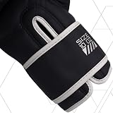 AQF Boxing Gloves Kids Adults 16oz Silver Training Muay Thai Sparring view 9