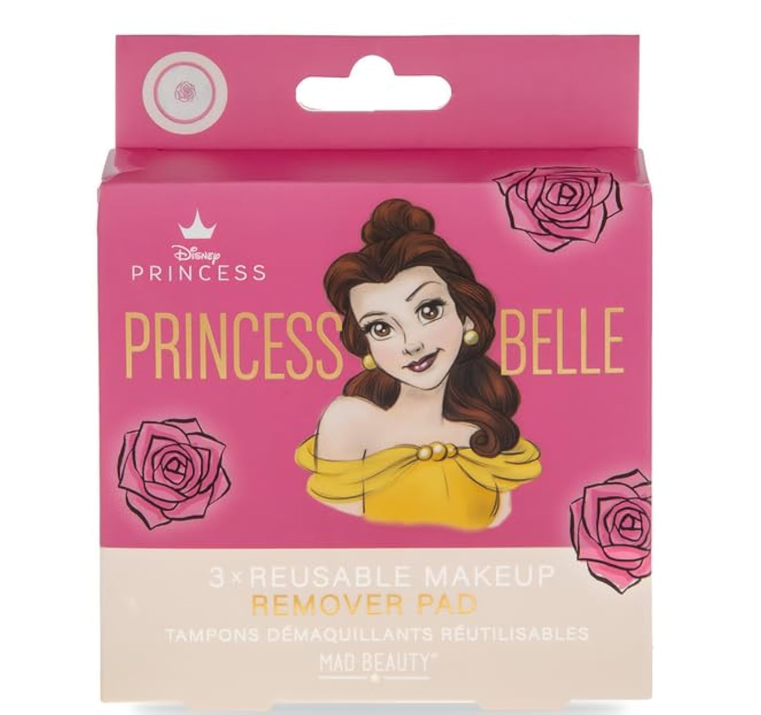 MAD BEAUTY Pure Princess Belle Makeup Remover Discs: Gentle and Effective Beauty Inspired Makeup Remover Pads for Clean and Radiant Skin.