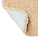Genteele Non-Slip Memory Foam Shaggy Bathroom Mat, Water Absorbent, Super Plush, Washable Bathroom Rug, 21