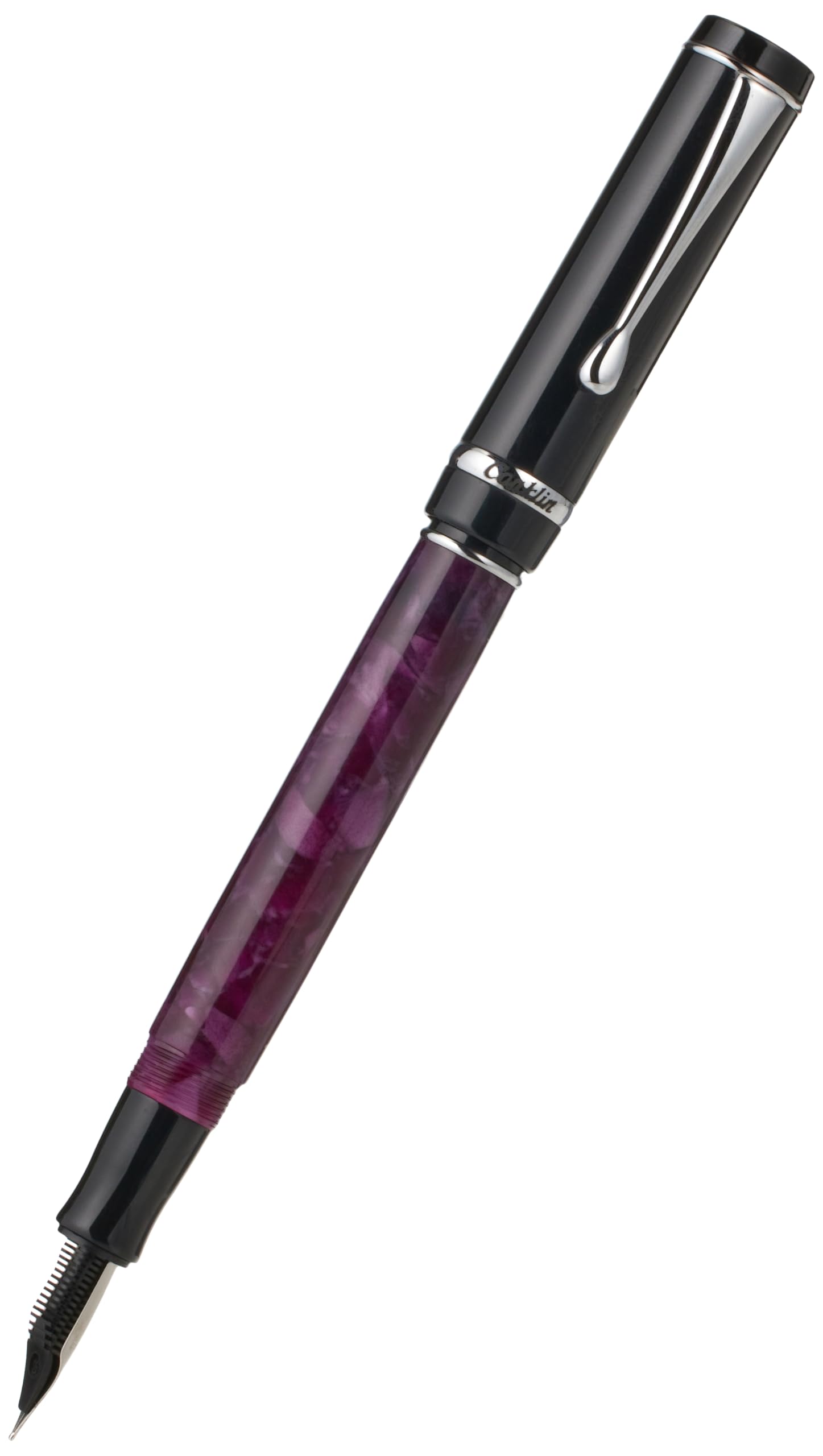 Conklin CK71392 Medium Duragraph Nights Nib Fountain Pen - Purple