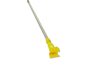 Rubbermaid Commercial Products Gripper 60" Aluminum Wet Mop Handle, Gray, for Professional/Industrial Floor Cleaning, Compatible with 5" Headband Mops