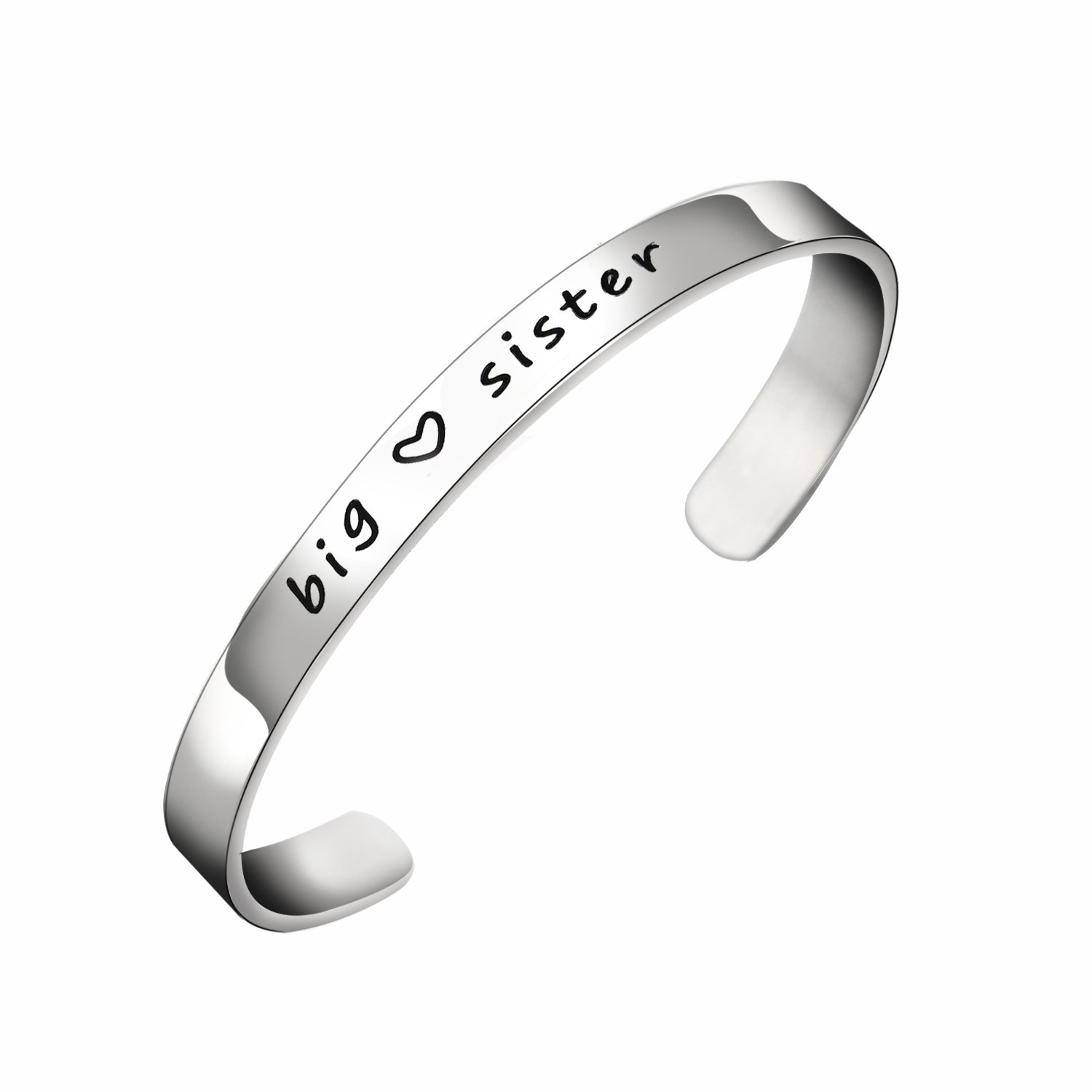 Sister Gifts Big Middle Little Sister Cuff Bangle Bracelet For Girls Gifts For Best Friends