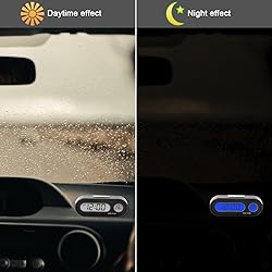 3 Pack Car Clocks with Fahrenheit Temperature Blue