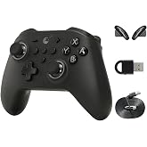 GuliKit KK3 PRO Wireless Game Controller,Hall Effect Joysticks &amp; Triggers | 1000HZ Polling Rate Maglev/HD/Rotory Vibration Compatible with Switch 2/Switch/PC/Android, Switch2 Wake Up, APG, Turbo