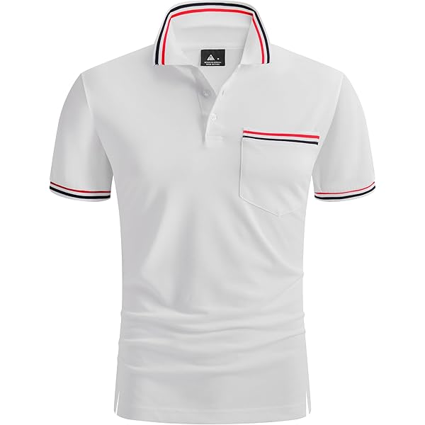 Cool Max Collar 2 Tone Sporty Feel Functional Leisure Polo