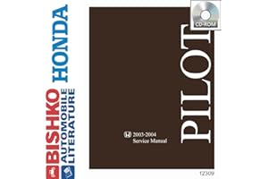 bishko automotive literature - Shop Service Repair Manual CD Engine Drivetrain Wiring OEM for The 2003 2004 Honda Pilot