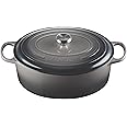 Le Creuset Enameled Cast Iron Signature Oval Dutch Oven, 9.5 qt., Oyster
