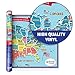 Handy Essentials Kids USA Map, Dry Erase Decal, Wall Decals [24 x 36 inches]