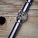 ARCHER Watch Straps, Premium Nylon NATO Straps, Choice of Color and Size (Navy/White, 22mm)