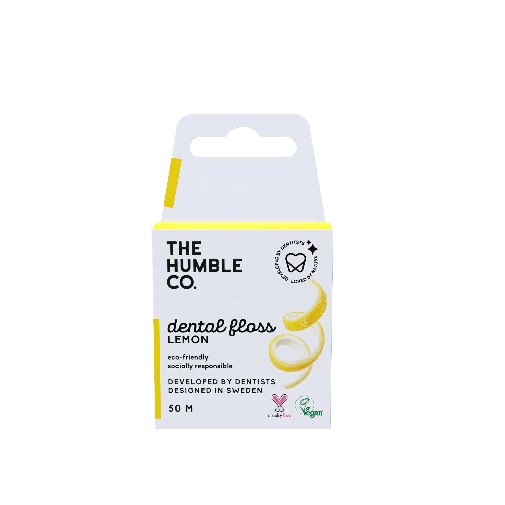 The Humble Co Dental Floss Lemon Eco Vegan 50 m The Humble Co 1 Unit 300 g