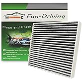 FUN-DRIVING FD854 Cabin Air Filter for Rogue (2014-2020),Rogue Sport (2017-2022), X-Trail(2015-2020), Qashqai(2017-2022),Repl