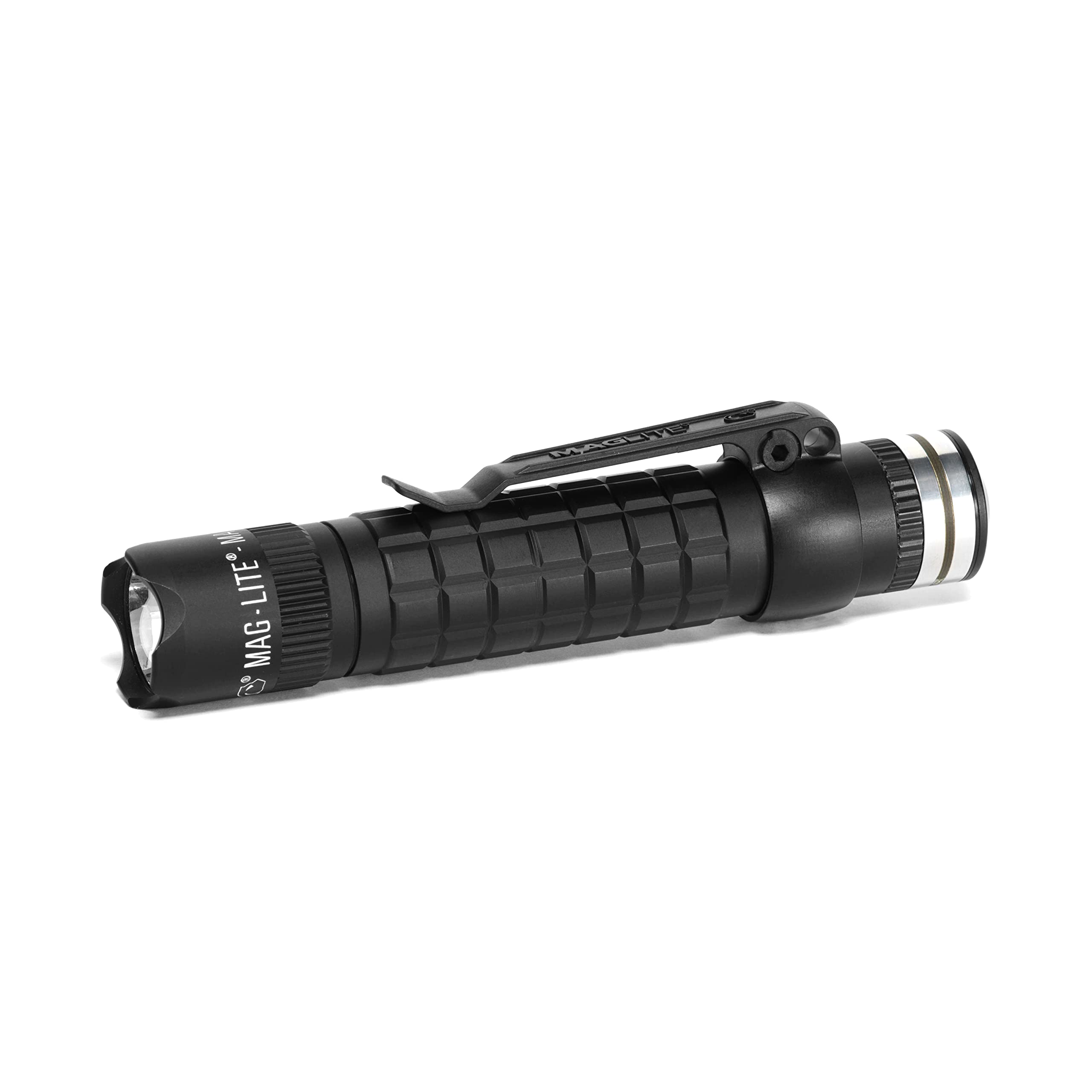 Mag-Lite Mag-Tac Crowned Bezel Rechargeable skin head enclosure Rechargeable LED Torch 543 lumens TRM4RA4L 14.7 CM, Black