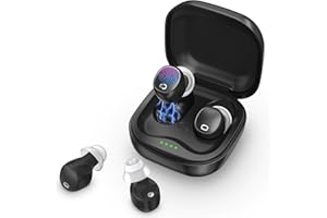 DESRON Hearing Aids,Rechargeable Hearing Aids for Seniors Adults with Touch Volume Control, 16-Channel Digital Hearing Amplifier with Noise Reduction,Comfort Invisible Fit