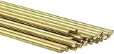 YPLonon 20Pcs Brass Brazing Rods T2 Copper Solder 2mm x 250mm Flux Sticks view 1