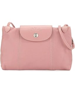 Longchamp Le Pliage Dandy Print Nylon Crossbody Bag Burgundy