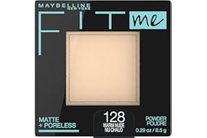 Maybelline New York Fit Me Matte + Poreless Pressed Face Powder Makeup, Warm Nude, 0.28 Ounce, Pack of 1