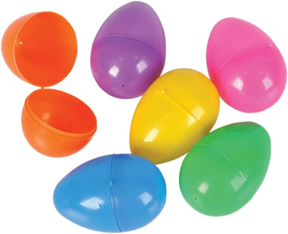 Plastic Easter Eggs Assorted Colors (2 dozen)