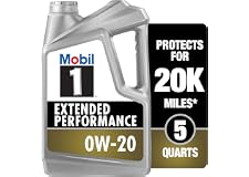 Mobil 1 Extended Performance Full Synthetic Motor Oil 0W-20, 5 Quart