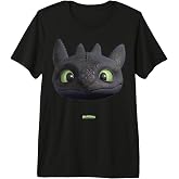 DreamWorks Dragons Toothless Night Fury Big Face Costume 3D Premium Tri-Blend T-Shirt