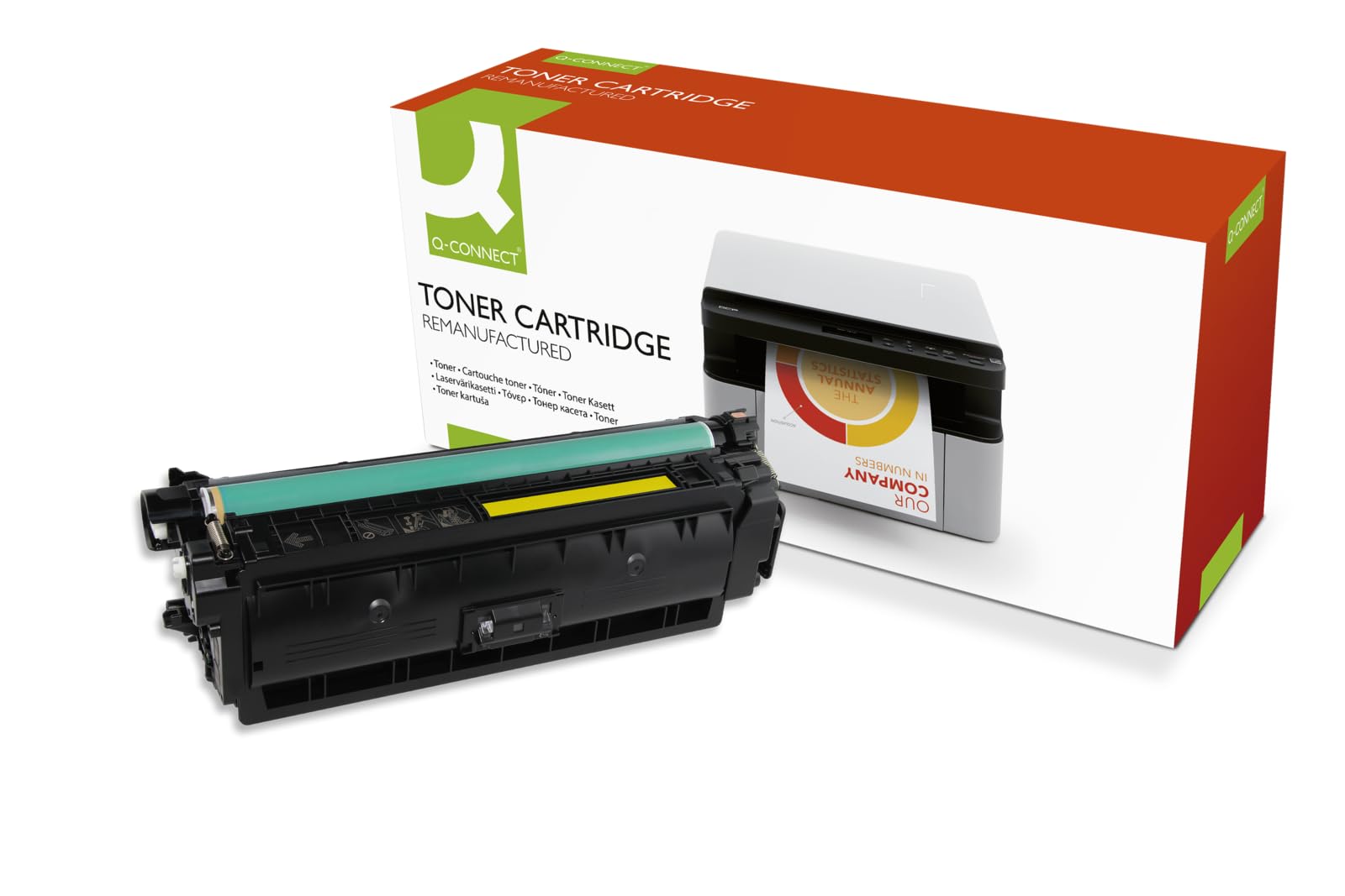 Q-Connect Compatible Solution HP M552/M553 LaserJet Toner Cartridge High Yield Yellow CF362X-COMP
