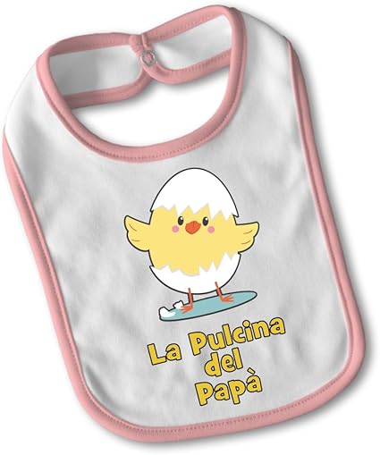 Bavetto Bavoir Idee Cadeau Paques Poussin De Maman Small Bleu Ciel Amazon Fr Bebes Puericulture