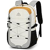 Outplea 20L Small Waterproof Hiking Backpack with Chest Strap for Men Women, Lightweight Outdoor Daypack, Gray