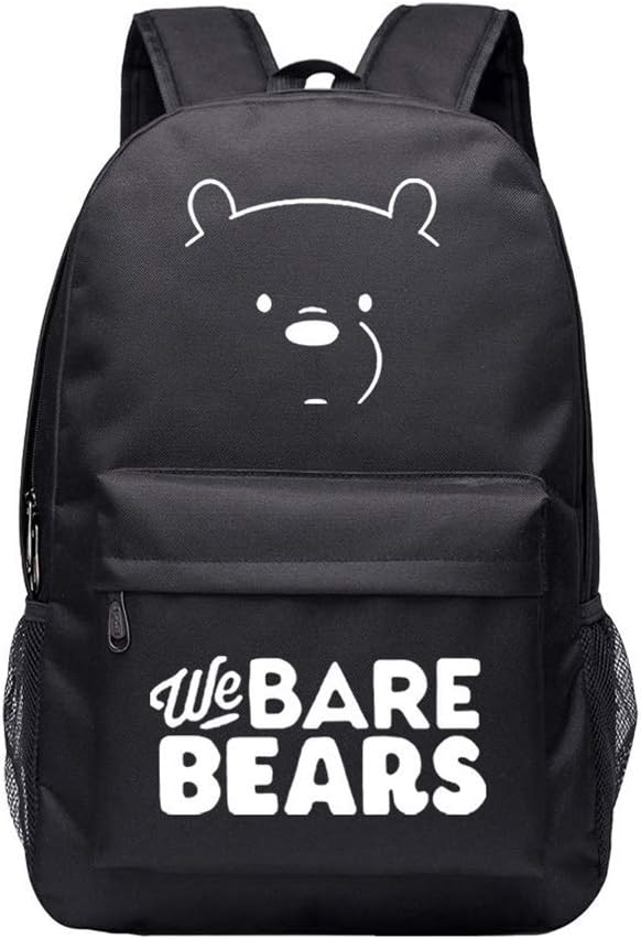 We Bare Bears School Backpack Unisex Casual Students Backpack Travel Bag