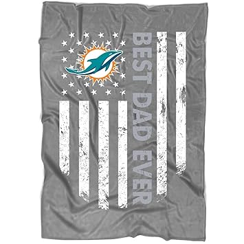Amazon Com Nebneck Miami Dolphins Blanket For Bed And Couch Best