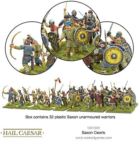 Saxon Ceorls, 28mm Scale Plastic Miniatures for Hail Caesar by Warlord Games - Image 3
