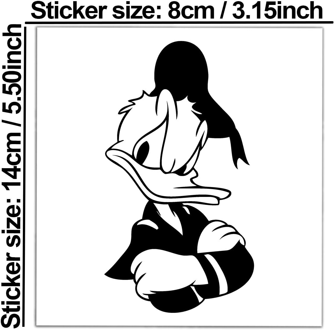 Biomar Labs 2 x PVC Autocollants en Vinyle avec Motif International Accès Handicapé Disabled
