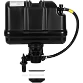 F42 504 Pressure Assist Tank Assembly with Cartridge for Toilets Replacement Tank 1.1GPF, 1.0GPF for Two-Piece Toilet