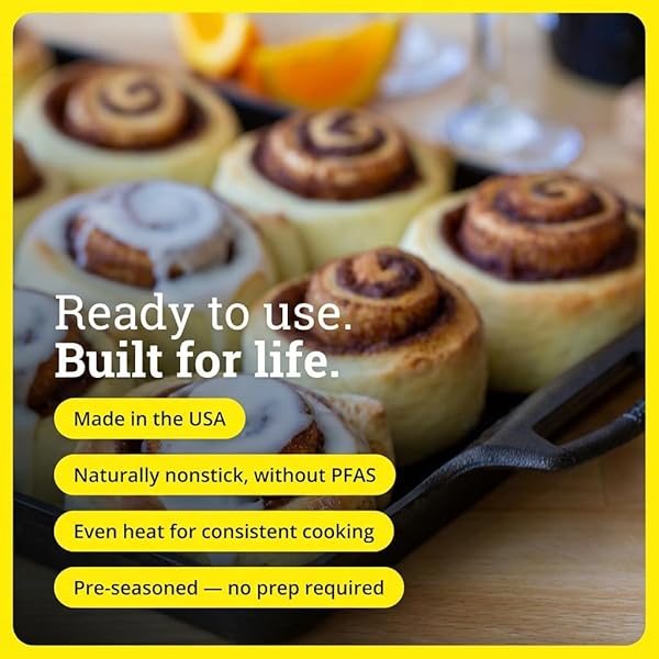 LODGE CAST IRON BAKING PAN