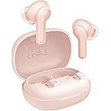 AIHOOR A4 Hybrid Active Noise Cancelling Wireless Earbuds for iPhone & Android, Cordless Charging, 6 Mic Clear Phone Call, Bl