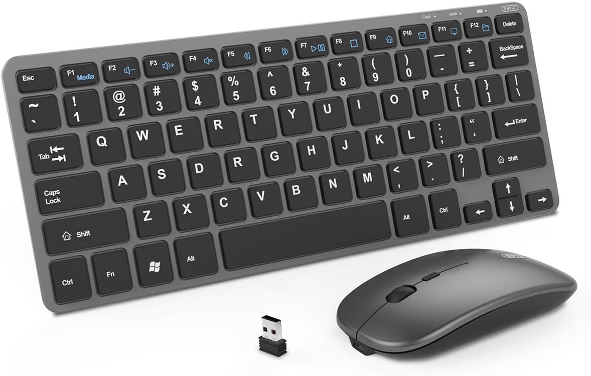 Wireless Mouse And Keyboard Combo, Silent Full-Size Computer Keyboard - View #13